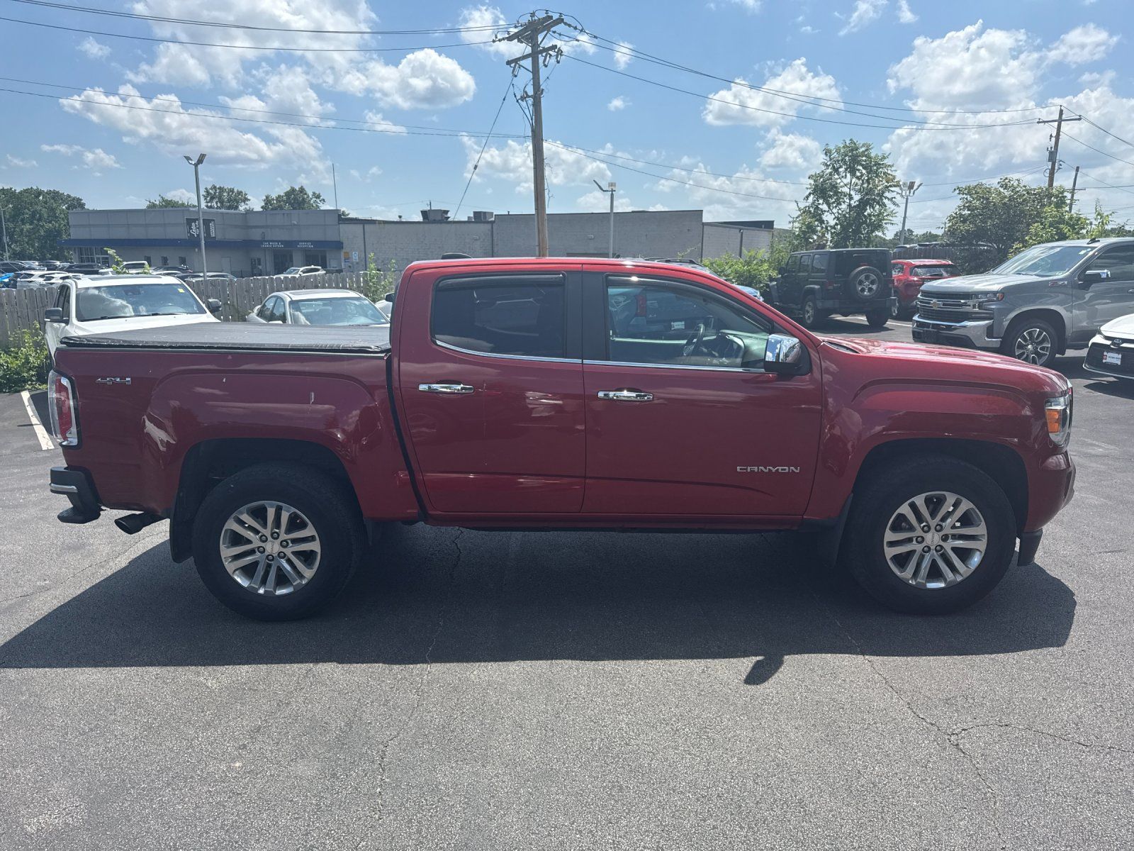 Copper Red 2016 GMC Canyon Pickup Truck Four-Wheel Drive 6-Speed Automatic