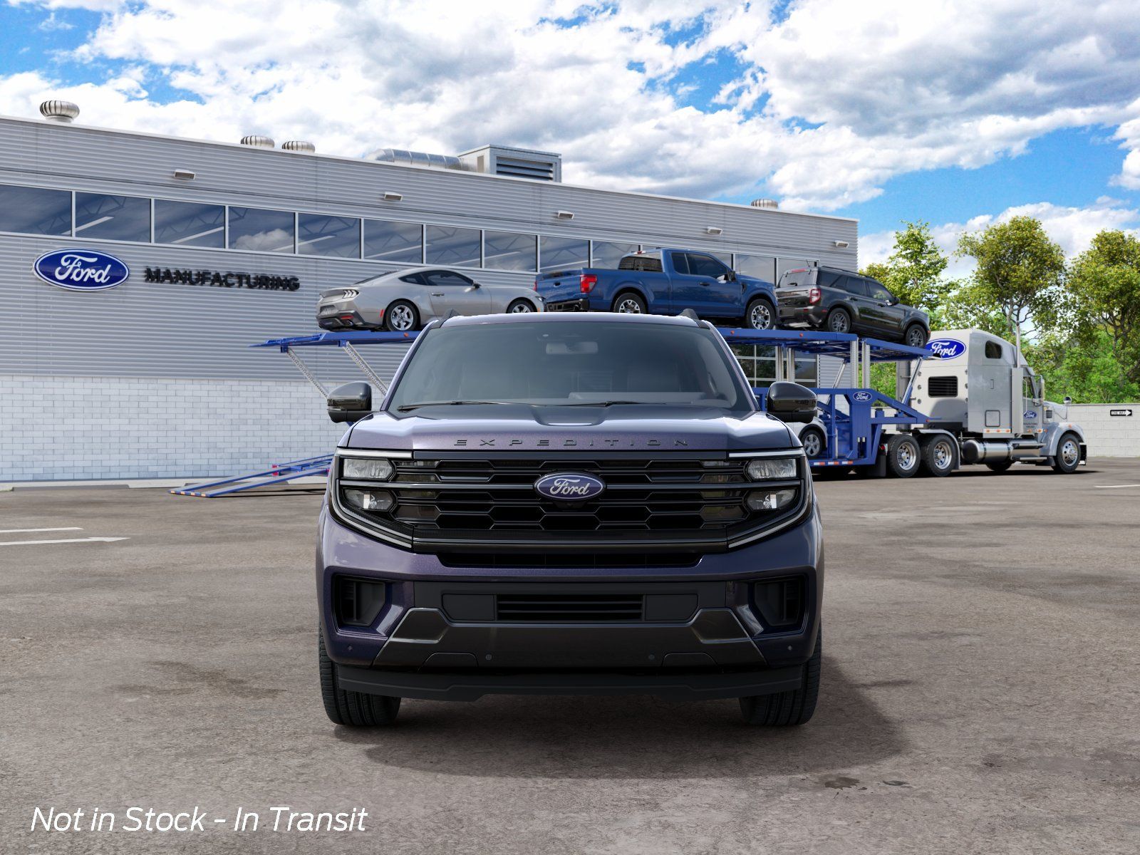 New 2027 Blue Ember Metallic Ford Platinum image 2