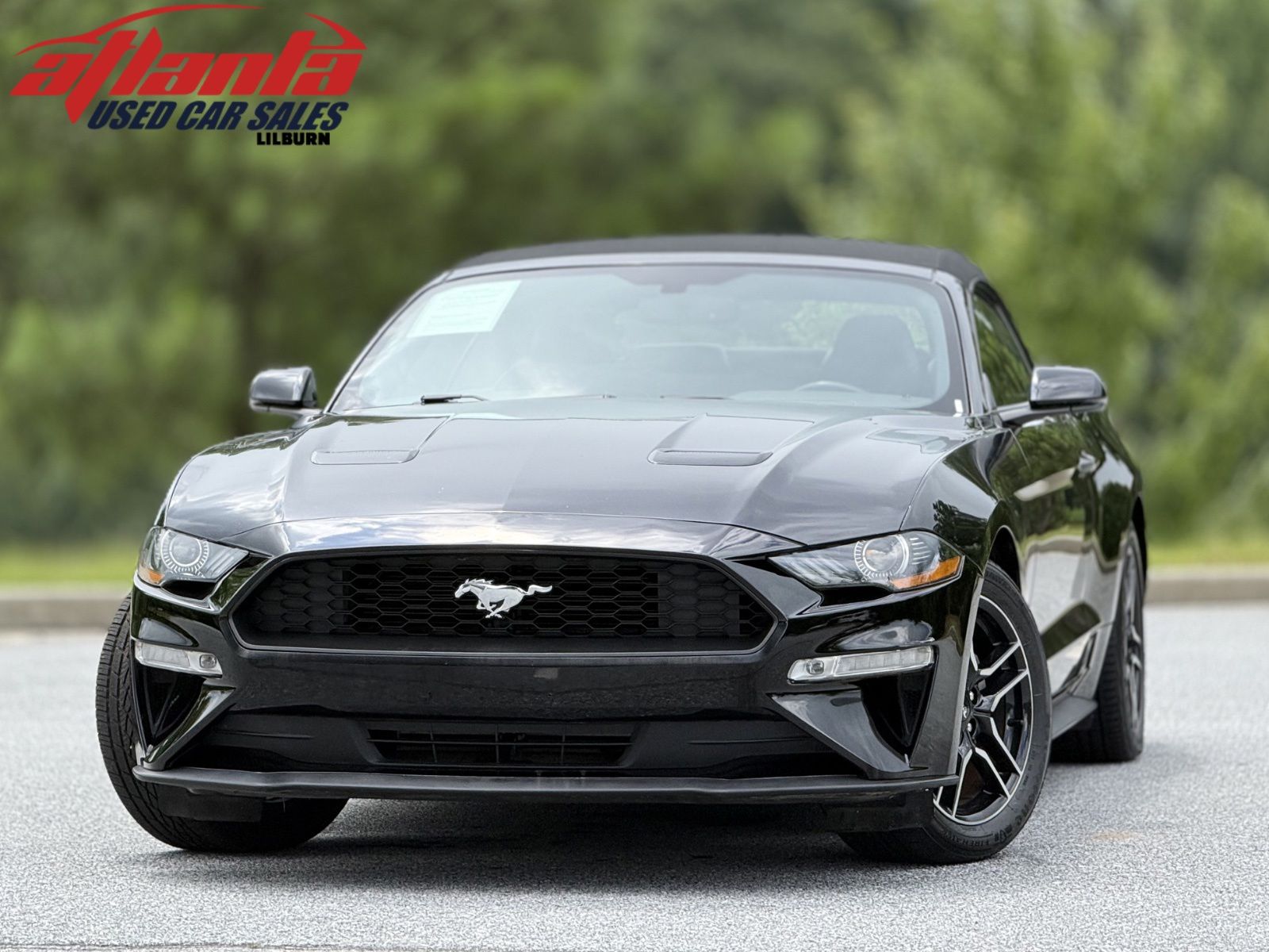 Shadow Black 2020 Ford Mustang Convertible Rear-Wheel Drive Automatic