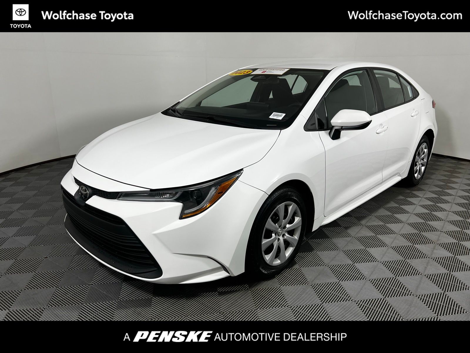 Ice Cap 2023 Toyota Corolla LE FWD Sedan Front-Wheel Drive Continuously Variable Transmission