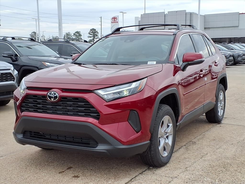 2025 Toyota RAV4 XLE Red at Toyota of Victoria