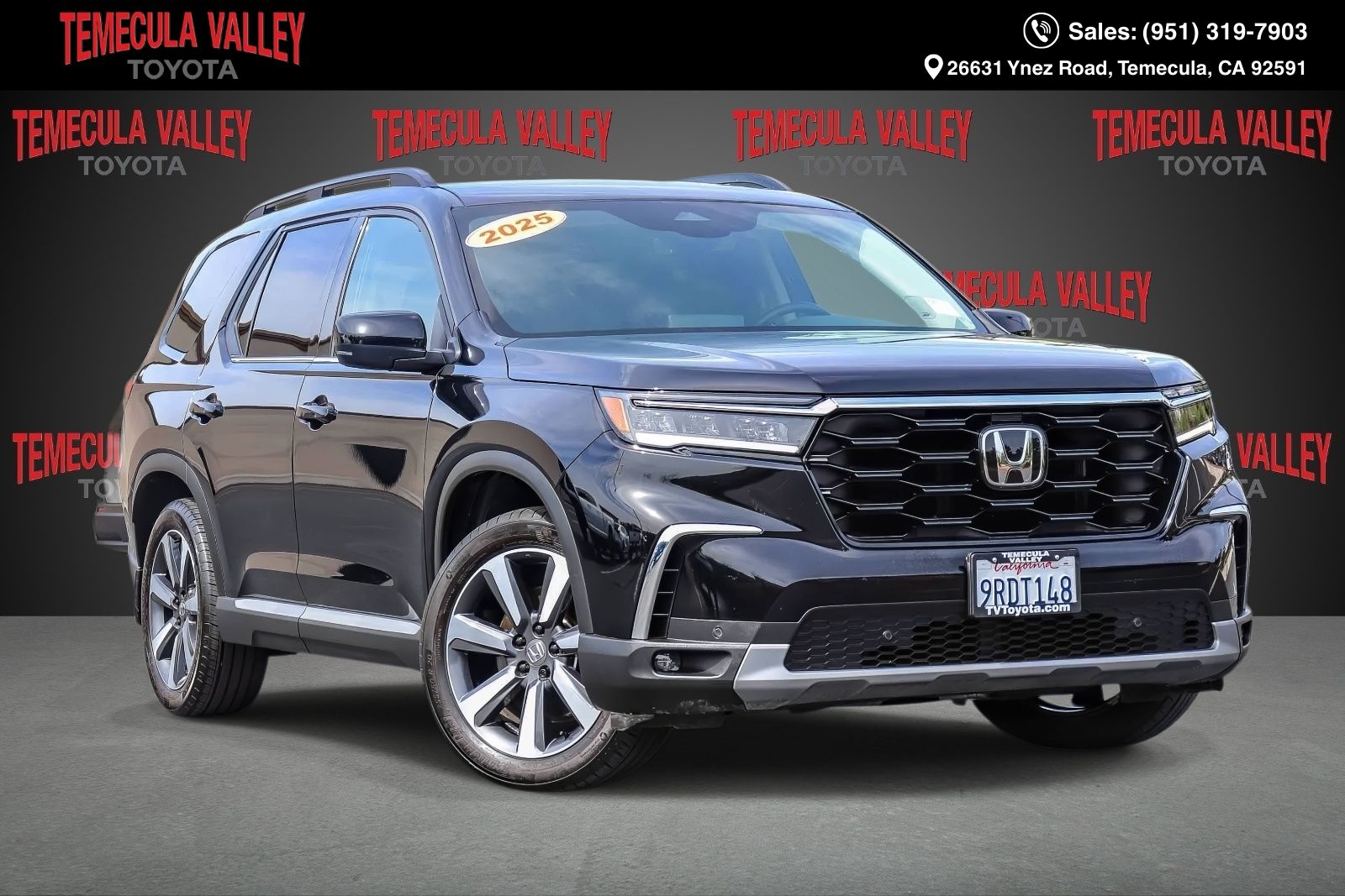 Crystal Black Pearl 2025 Honda Pilot SUV / Crossover Front-Wheel Drive Automatic