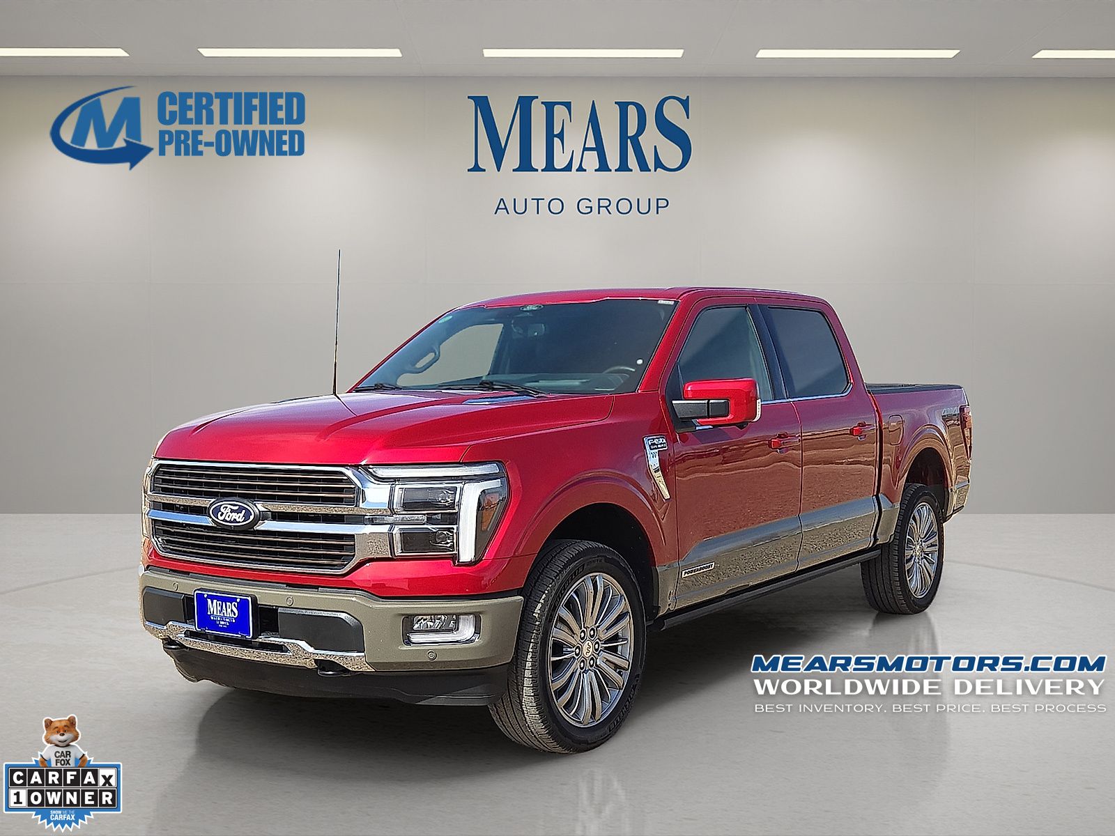 Rapid Red Metallic TC 2025 Ford F-150 Pickup Truck Four-Wheel Drive Automatic