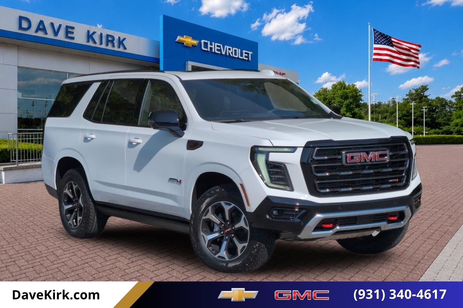Summit White 2026 GMC Yukon SUV / Crossover Four-Wheel Drive