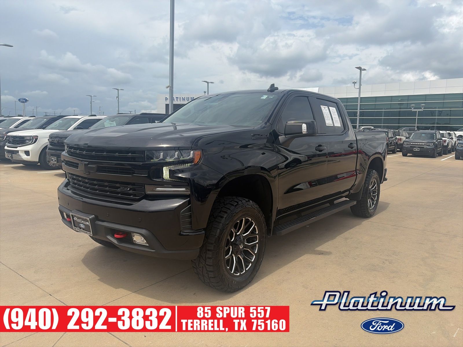 Black 2022 Chevrolet Silverado 1500 Pickup Truck Four-Wheel Drive Automatic