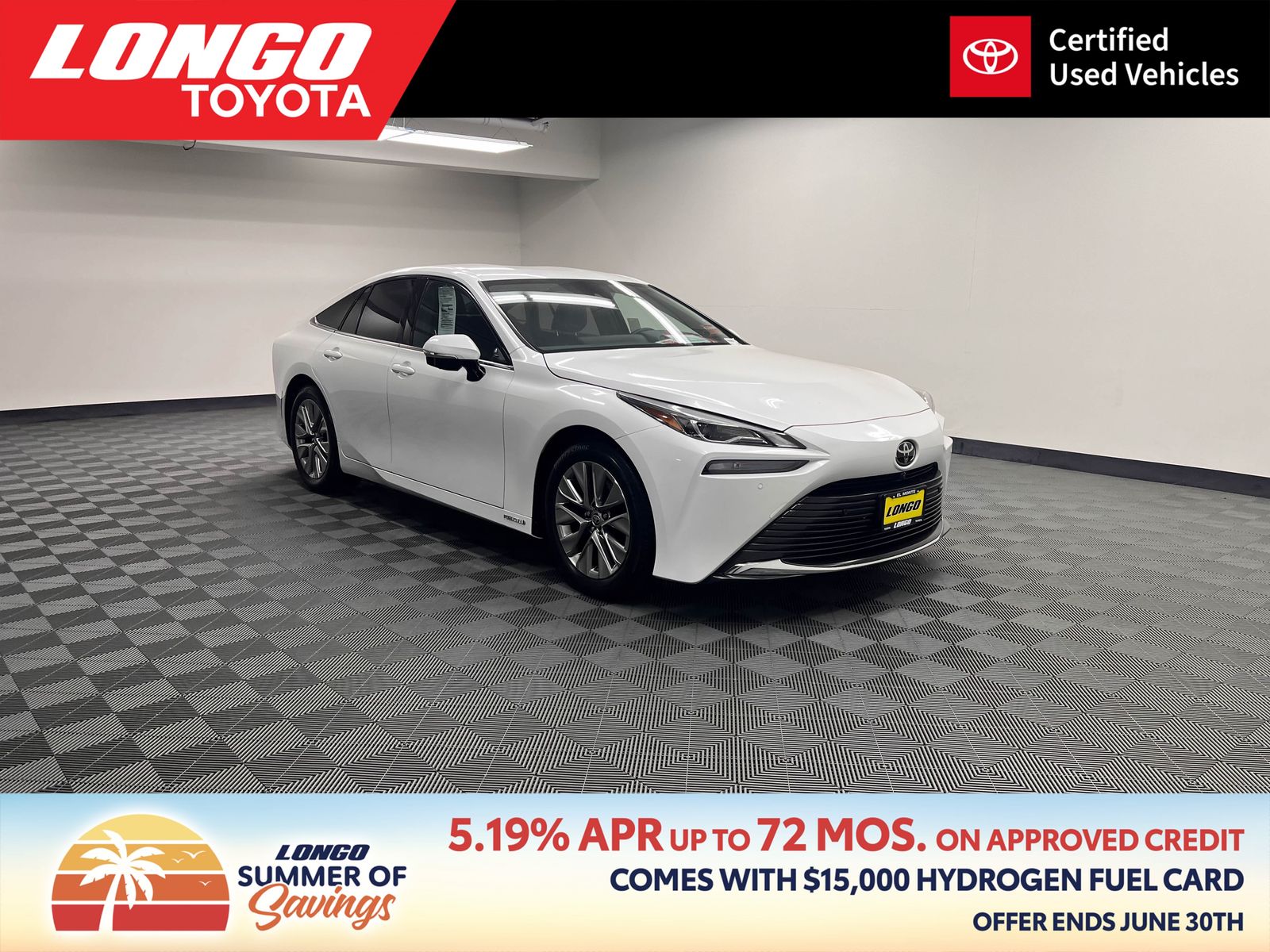used 2023 Toyota Mirai car, priced at $13,488