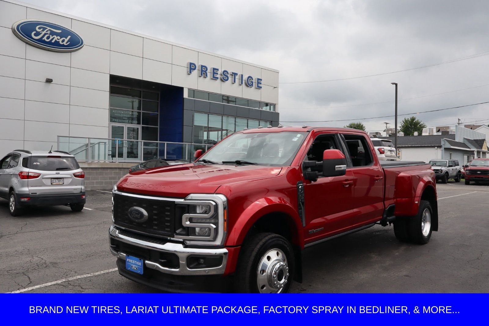Red Metallic 2023 Ford F-450 Super Duty Pickup Truck Four-Wheel Drive Automatic