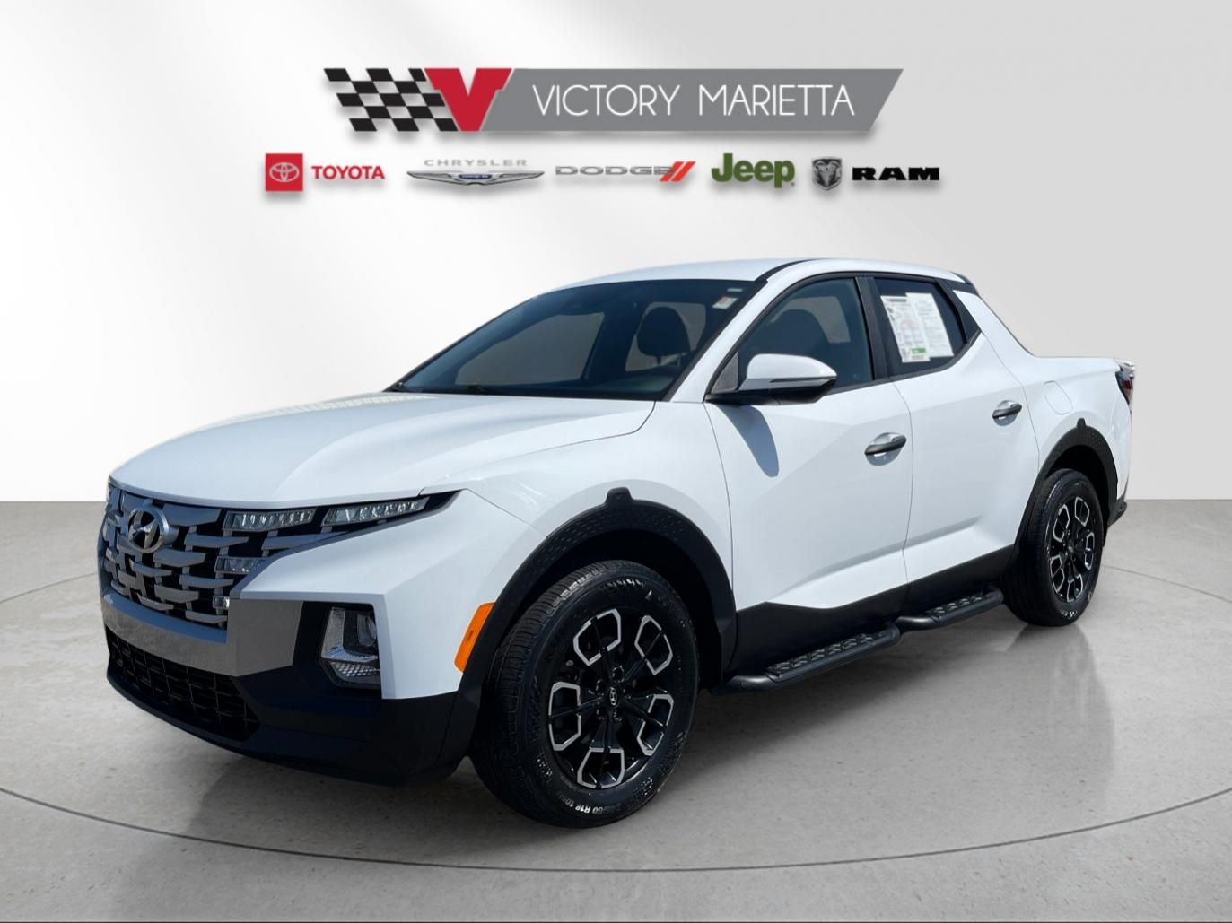 Ice White 2022 Hyundai Santa Cruz SEL Crew Cab AWD Pickup Truck All-Wheel Drive 8-Speed Automatic