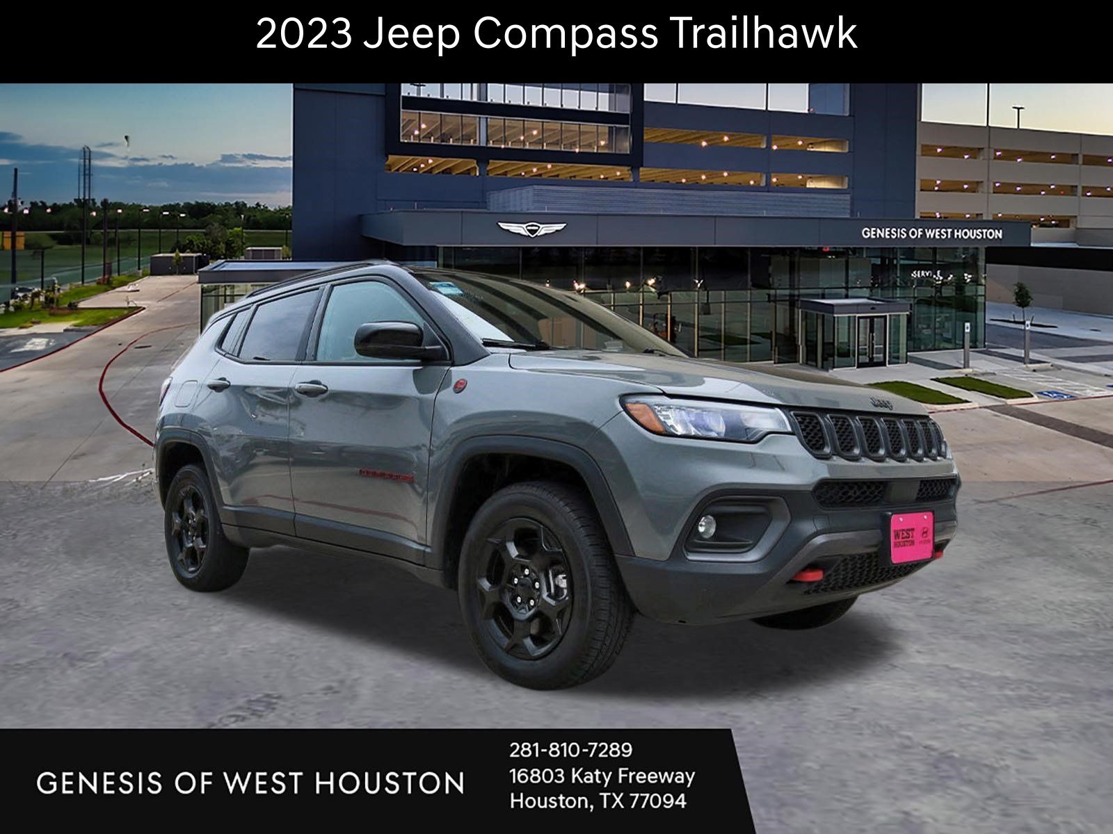 Sting-Gray Clearcoat 2023 Jeep Compass SUV / Crossover Four-Wheel Drive 8-Speed Automatic