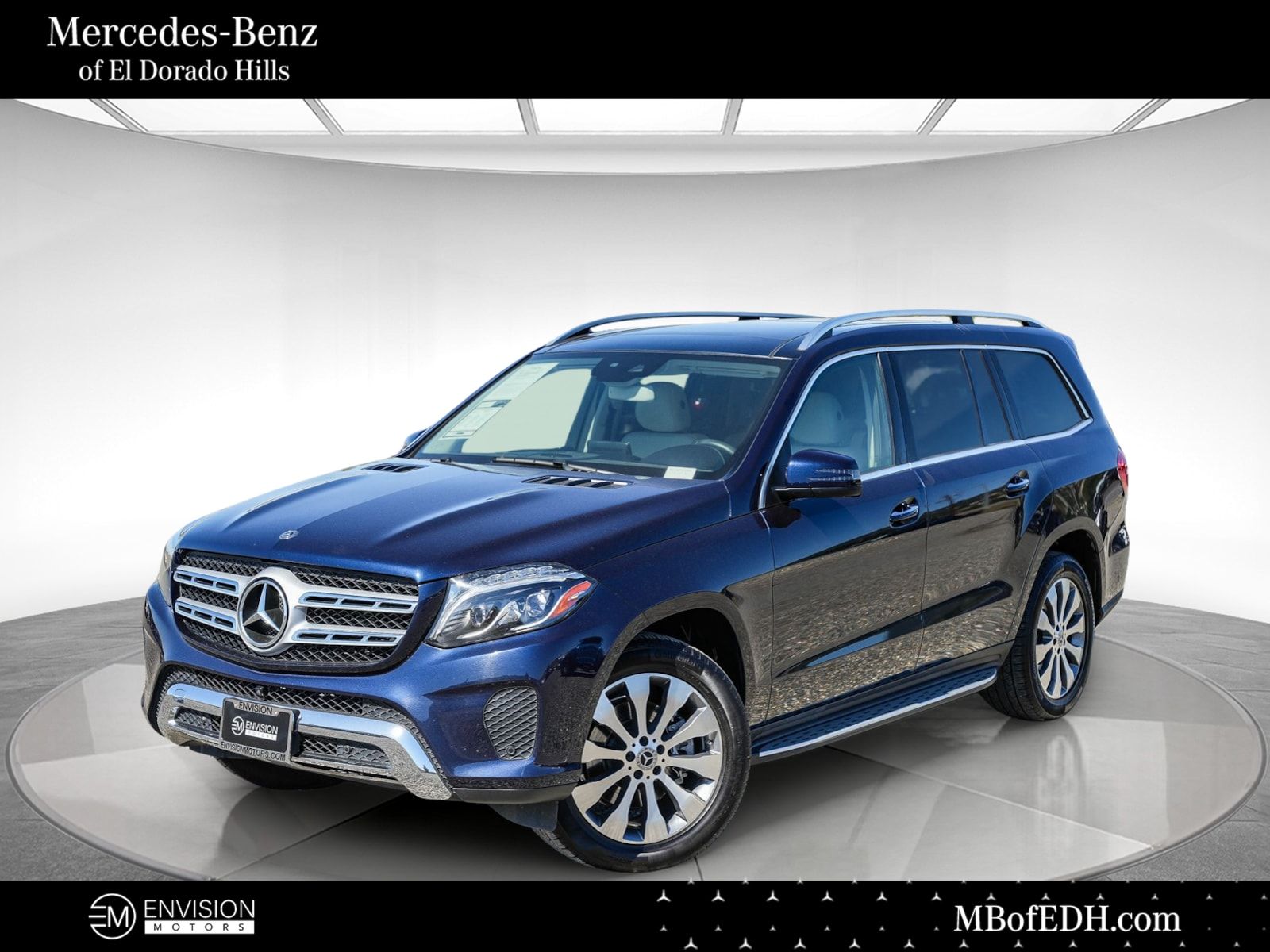 Lunar Blue Metallic 2019 Mercedes-Benz GLS 450 4MATIC SUV / Crossover All-Wheel Drive 9-Speed Automatic