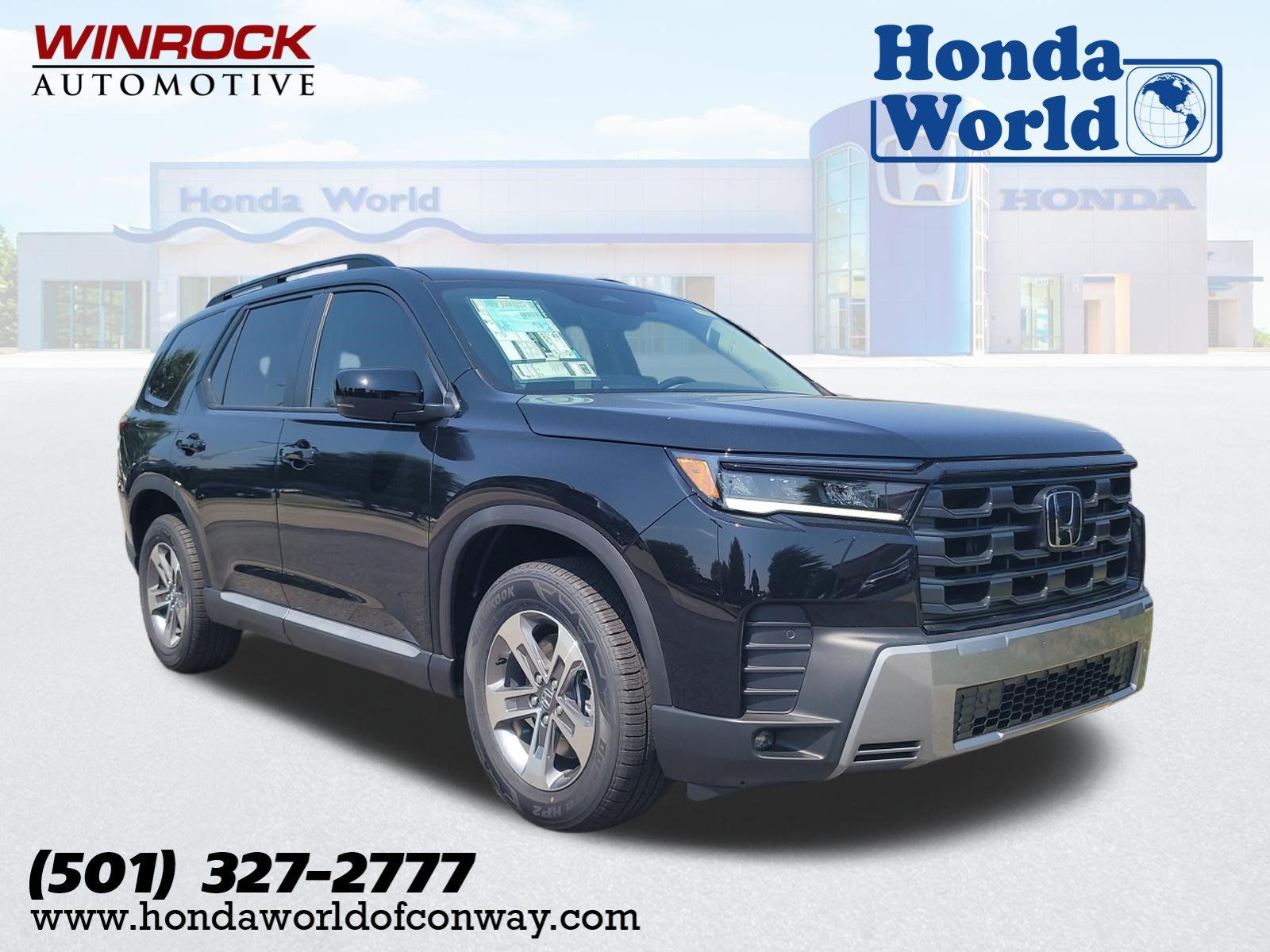 Crystal Black Pearl 2026 Honda Pilot SUV / Crossover Front-Wheel Drive Automatic