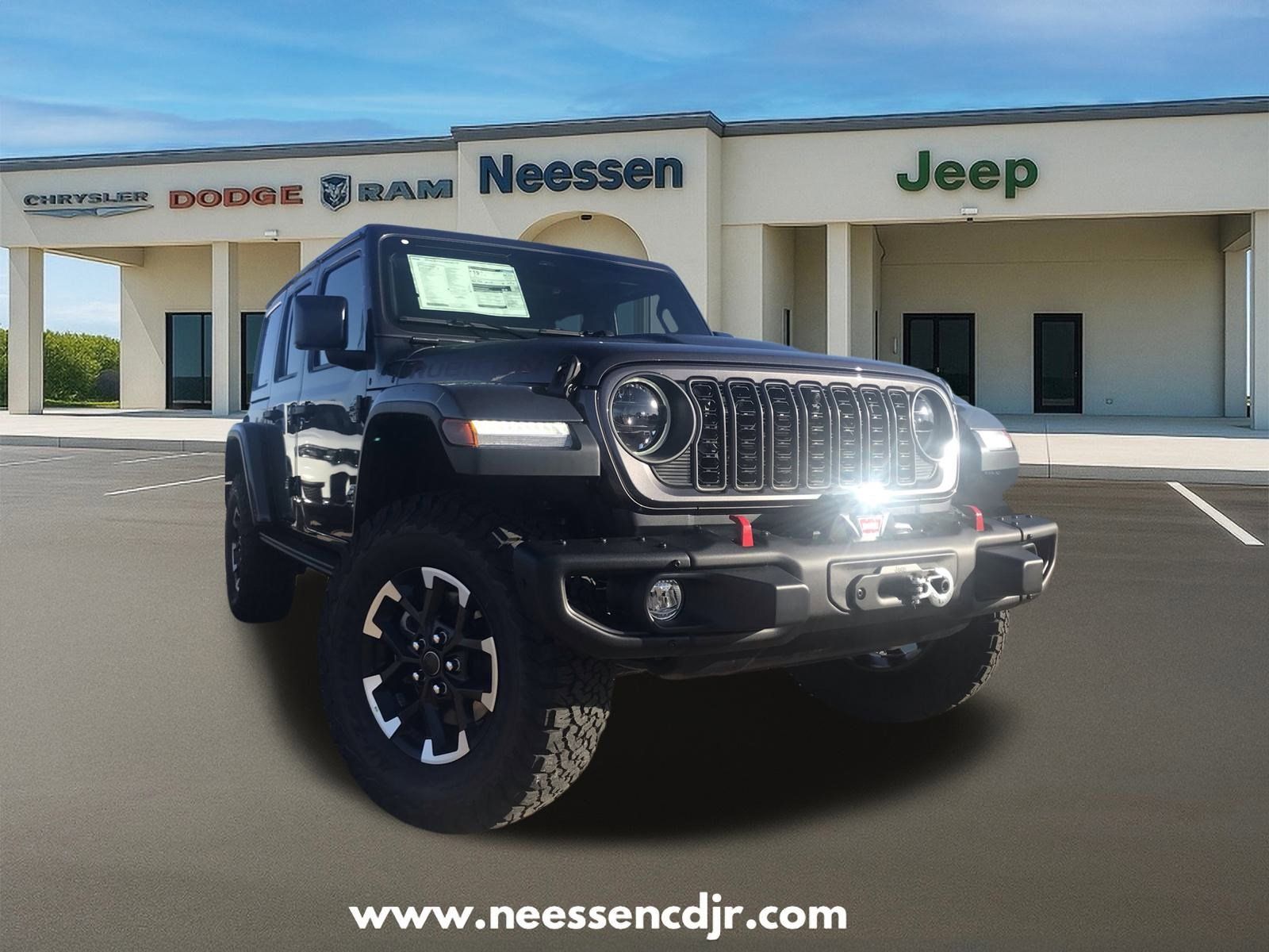 Gray (Granite Crystal Metallic Clearcoat) 2025 Jeep Wrangler Rubicon X 4-Door 4WD SUV / Crossover Four-Wheel Drive 6-Speed Manual