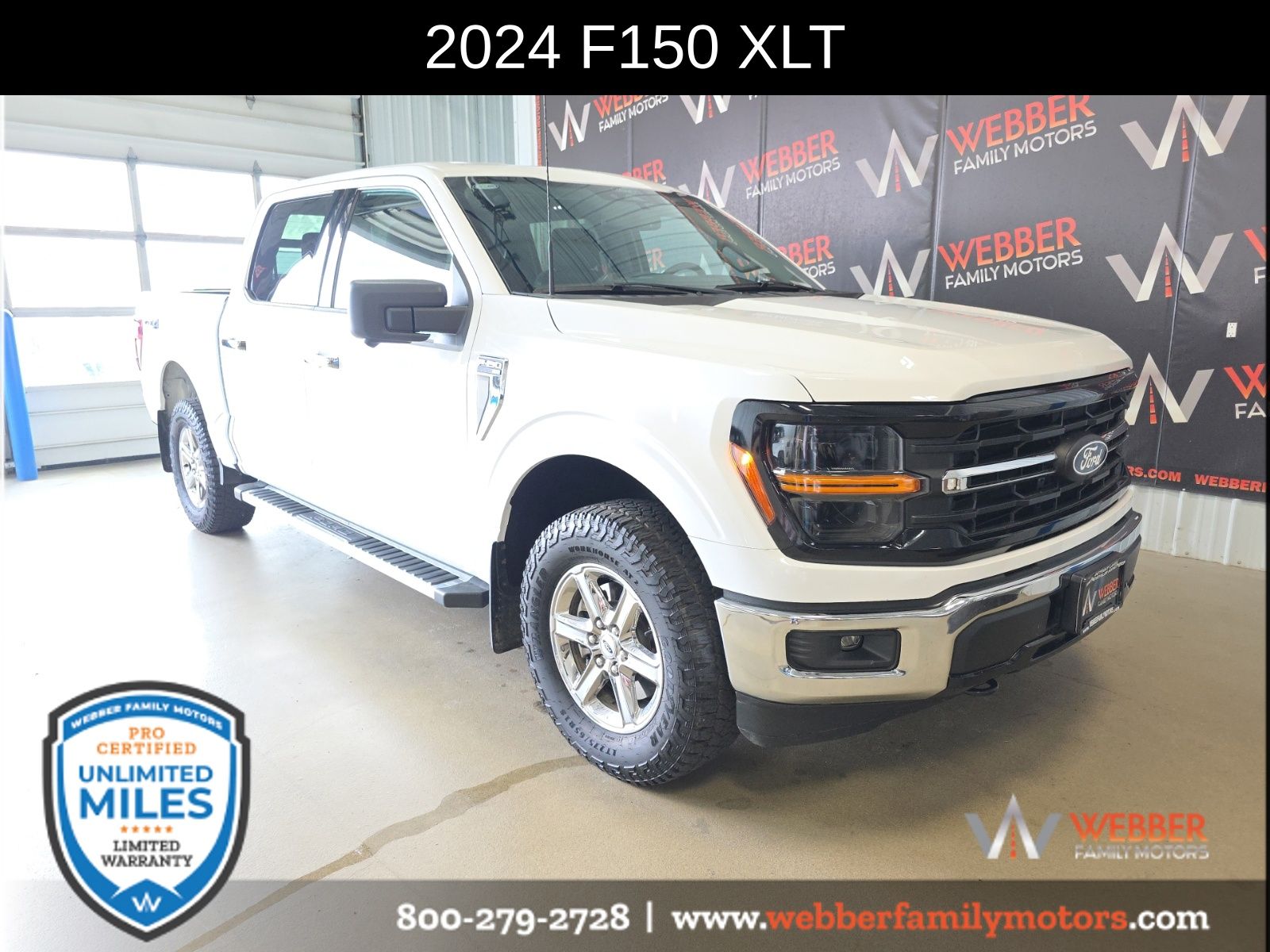 Oxford White 2024 Ford F-150 Pickup Truck Four-Wheel Drive Automatic