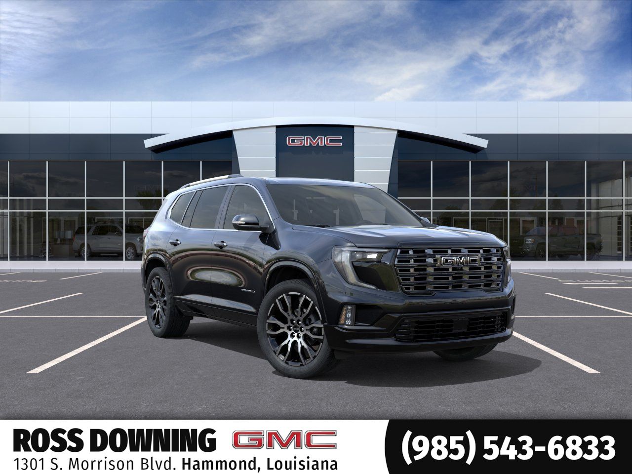 Black (Ebony Twilight Metallic) 2026 GMC Acadia SUV / Crossover Front-Wheel Drive 8-Speed Automatic