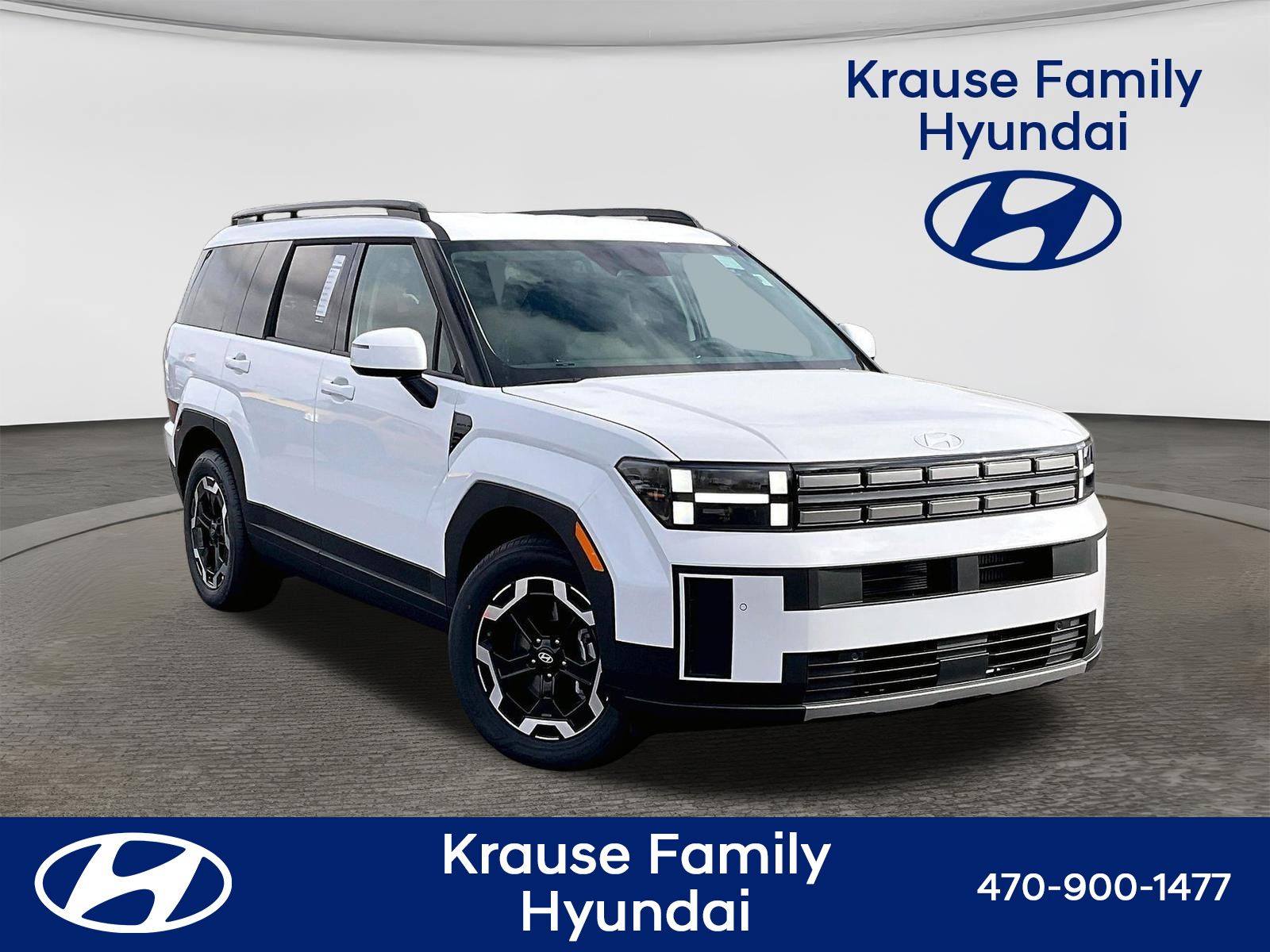 Serenity White 2026 Hyundai Santa Fe SUV / Crossover All-Wheel Drive 8-Speed Automatic