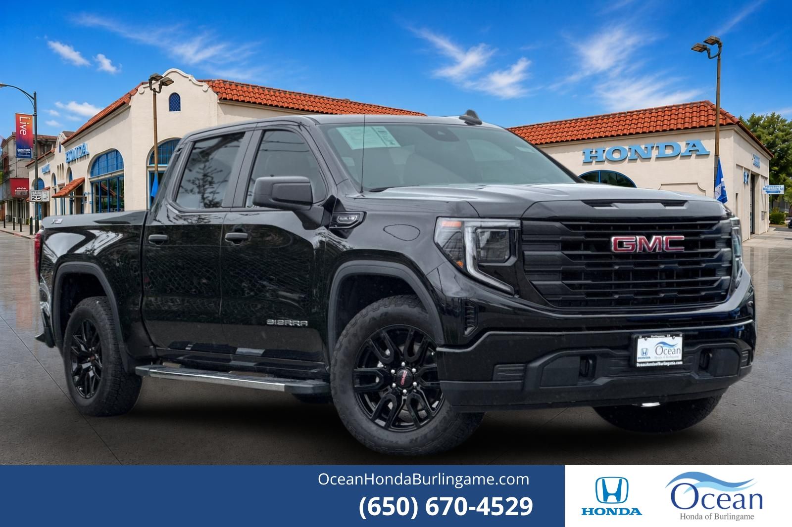 Onyx Black 2024 GMC Sierra 1500 Pickup Truck Four-Wheel Drive Automatic