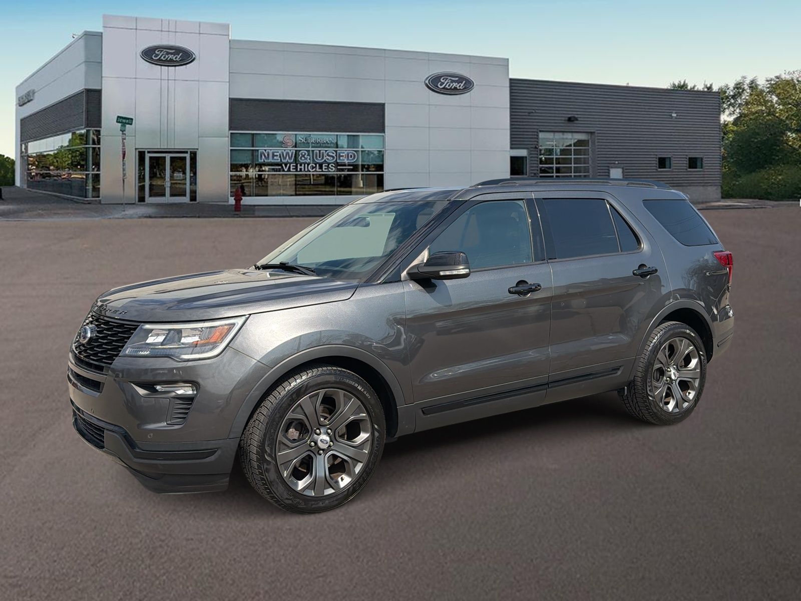 Gray (Magnetic Metallic) 2018 Ford Explorer Sport AWD SUV / Crossover All-Wheel Drive 6-Speed Automatic