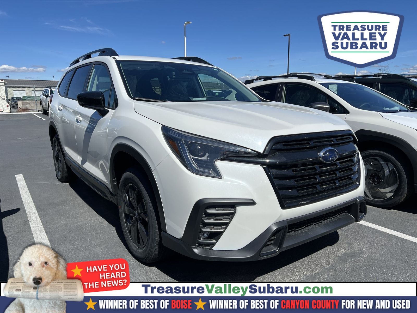 Crystal White Pearl 2026 Subaru Ascent Premium 7-Passenger AWD SUV / Crossover All-Wheel Drive Continuously Variable Transmission