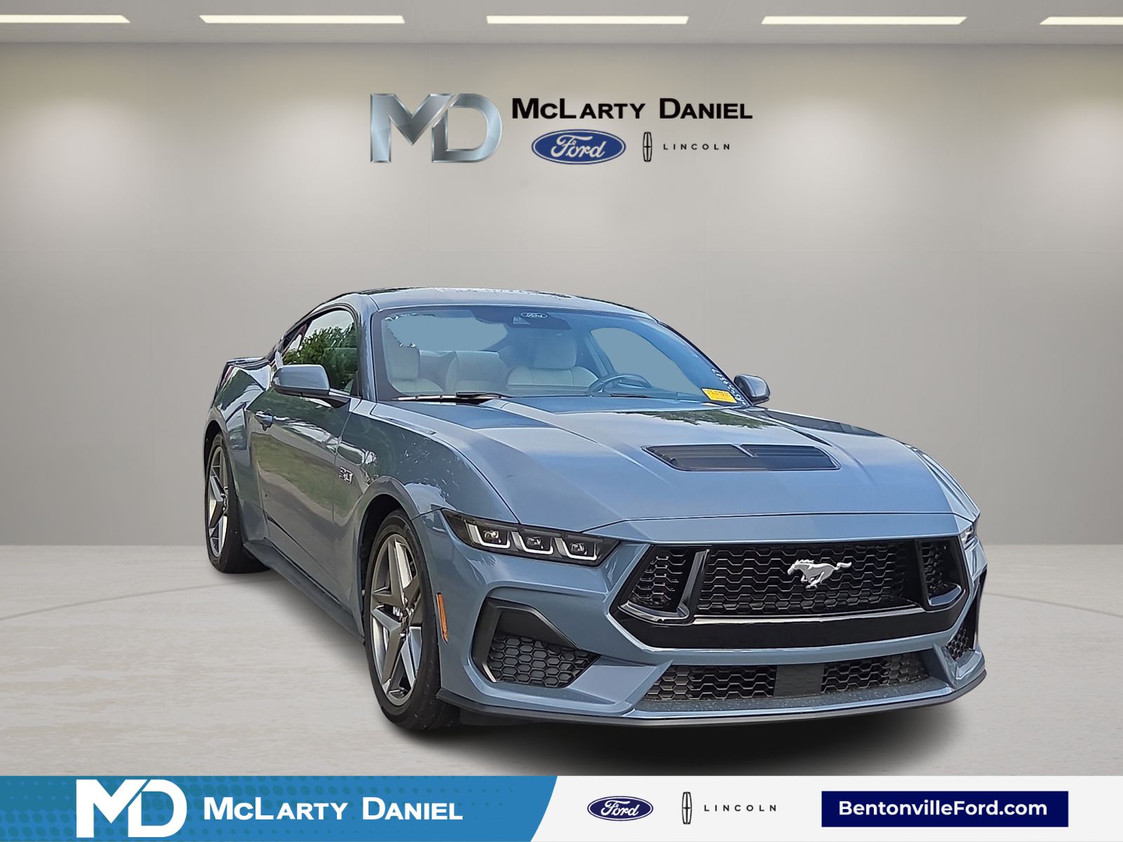 Vapor Blue 2024 Ford Mustang Coupe Rear-Wheel Drive Automatic