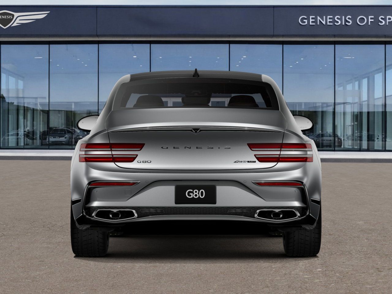2026 Genesis G80 3.5T Sport Prestige Silver at Genesis of Spring