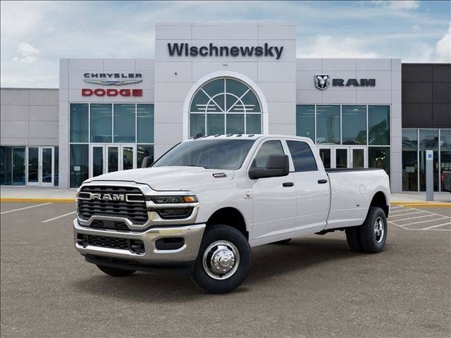 Bright White Clearcoat 2026 RAM 3500 Tradesman Crew Cab LB DRW 4WD Pickup Truck Four-Wheel Drive 8-Speed Automatic