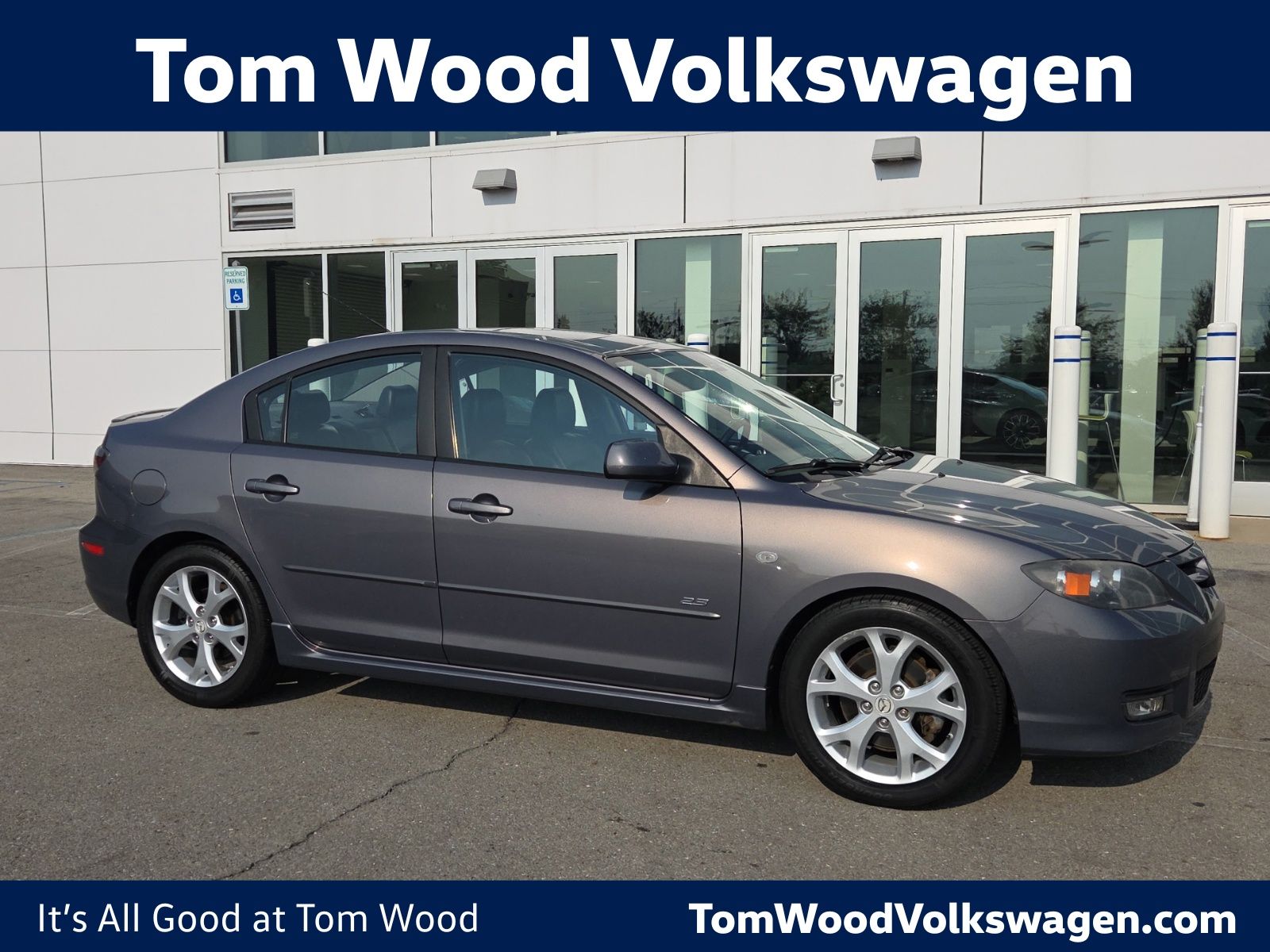 Galaxy Gray Mica 2007 Mazda MAZDA3 Sedan Front-Wheel Drive 5-Speed Automatic