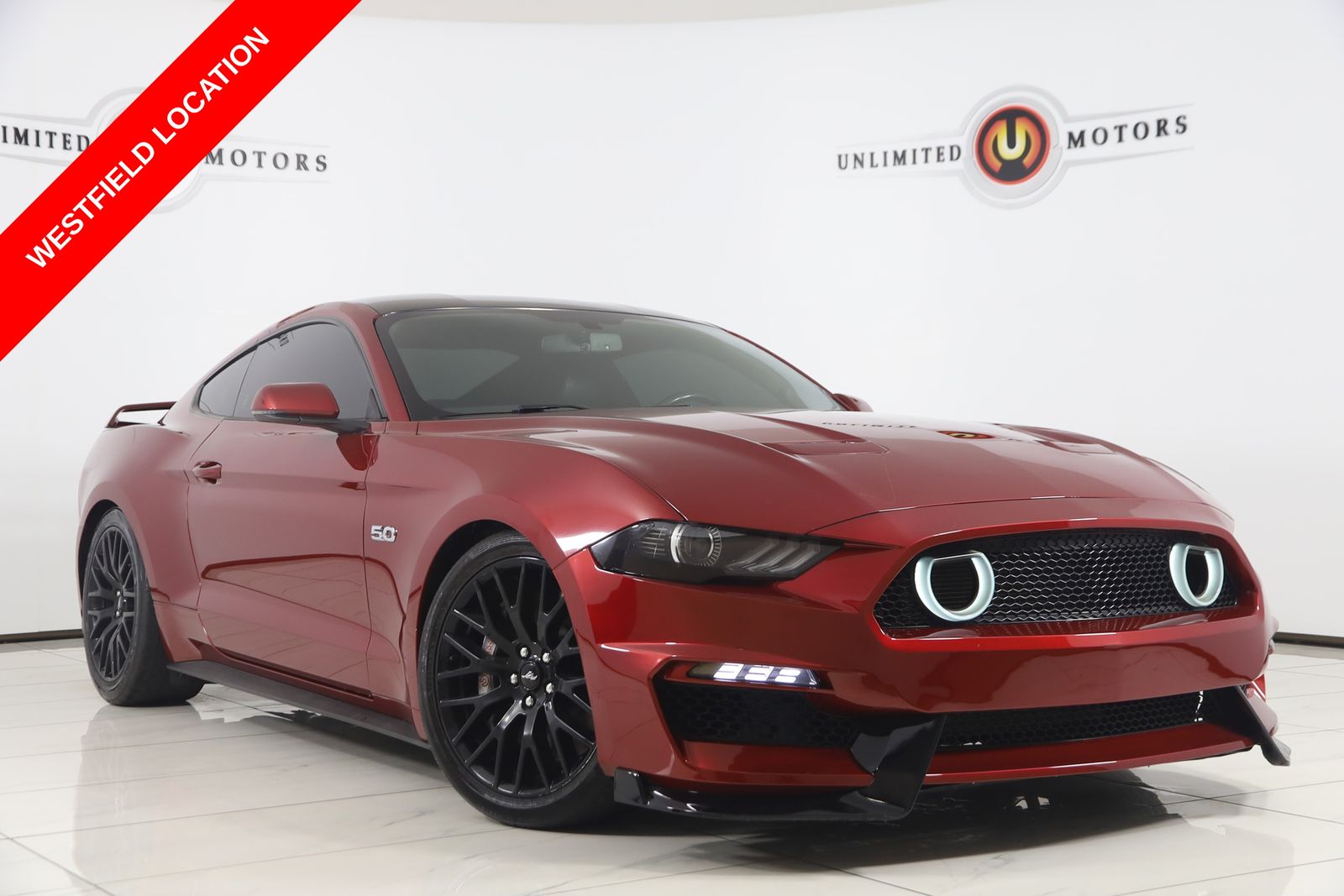 Ruby Red Metallic 2019 Ford Mustang Coupe Rear-Wheel Drive Automatic