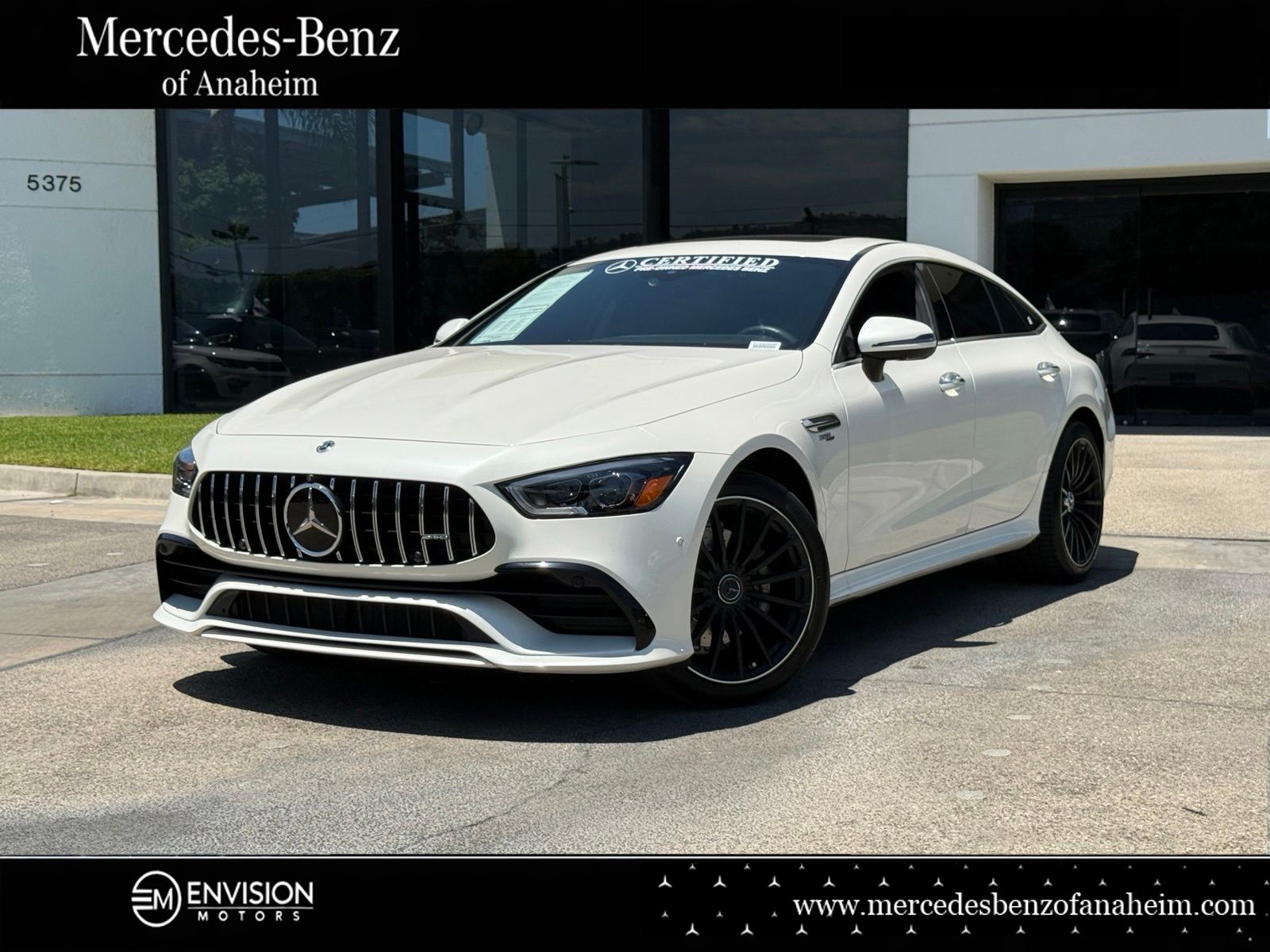 MANUFAKTUR Diamond White Metallic 2022 Mercedes-Benz AMG GT 53 AWD Coupe All-Wheel Drive 9-Speed Automatic