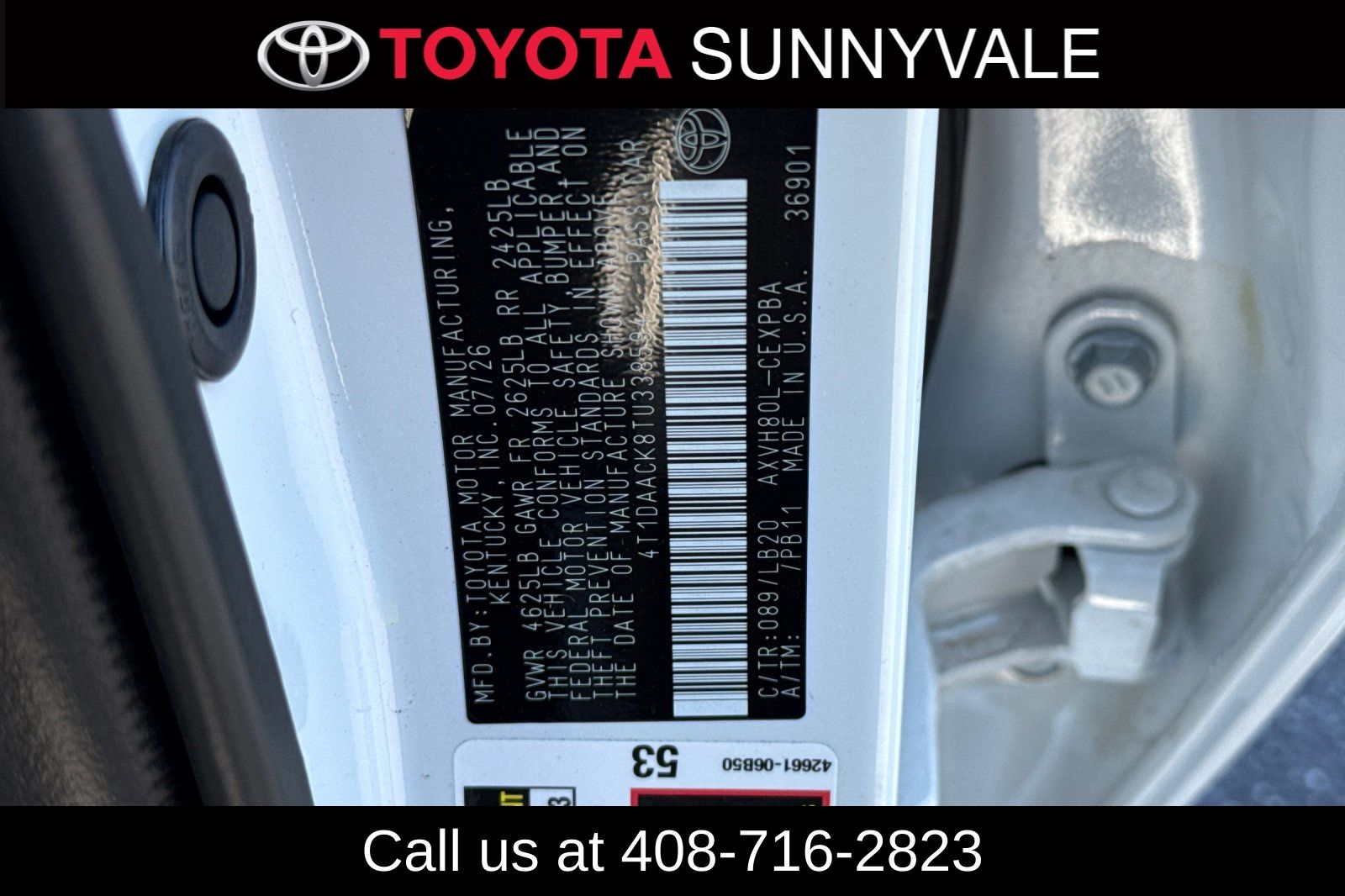 Used 2026 Toyota Camry Sedan