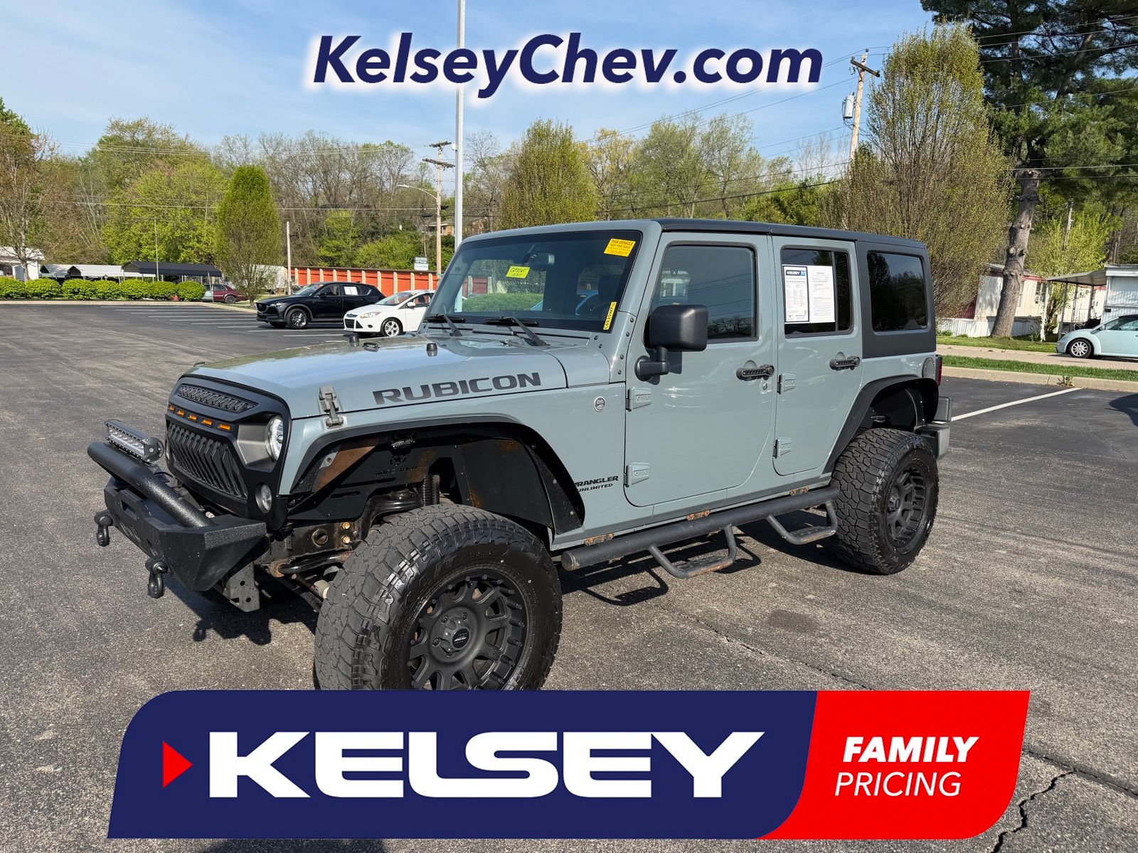 Anvil Clear Coat 2014 Jeep Wrangler Unlimited Rubicon 4WD SUV / Crossover Four-Wheel Drive 5-Speed Automatic