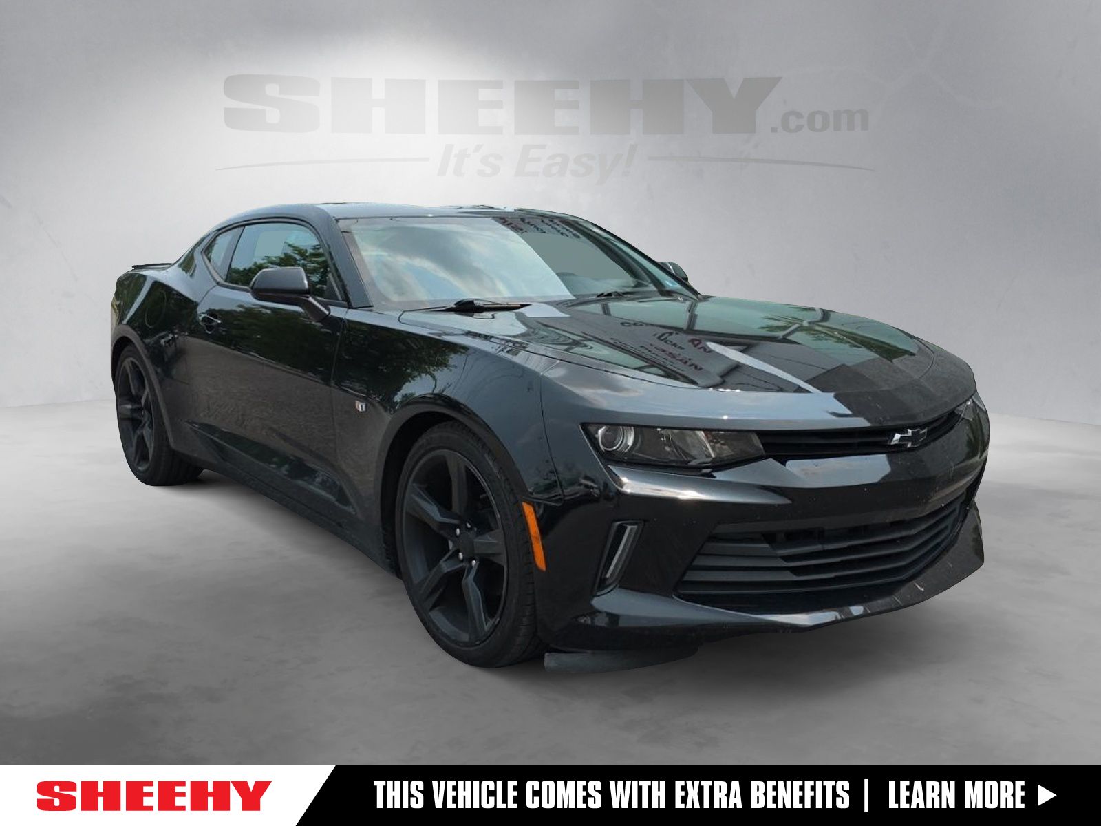 Black 2017 Chevrolet Camaro Coupe Rear-Wheel Drive 8-Speed Automatic