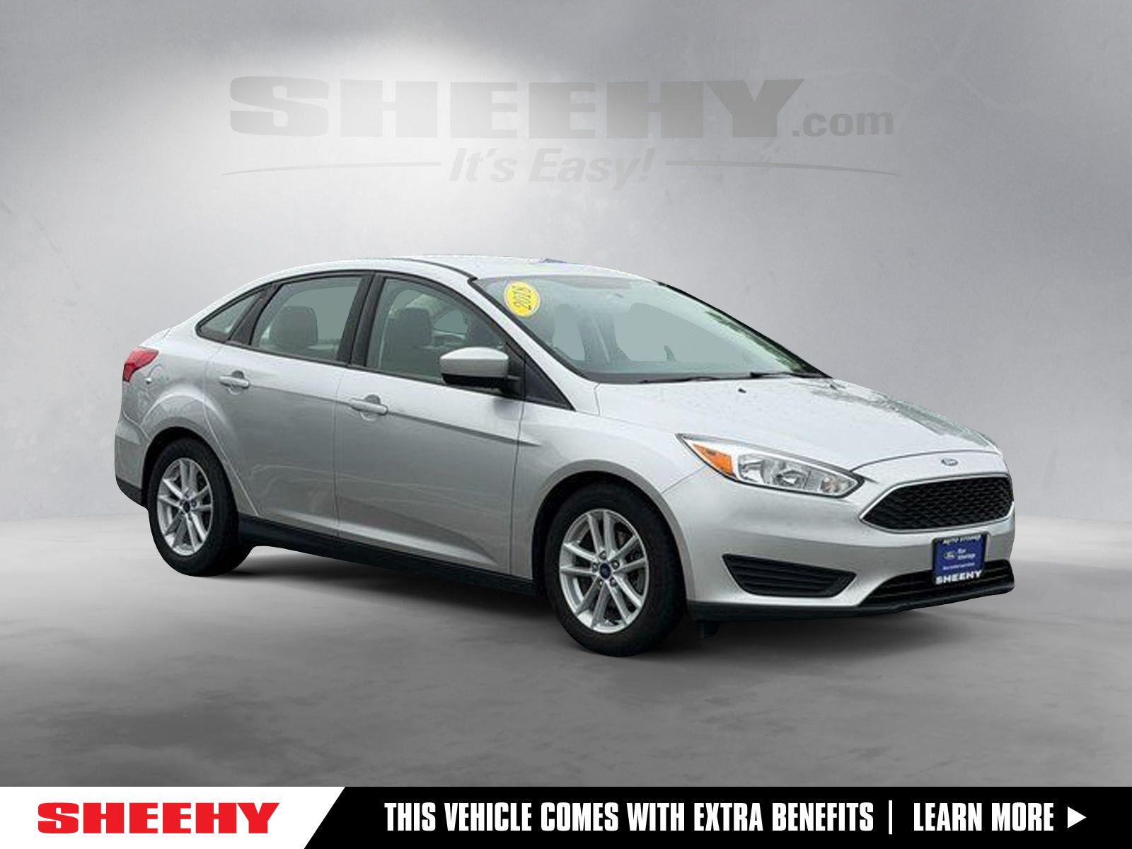 Ingot Silver Metallic 2018 Ford Focus Sedan Front-Wheel Drive 6-Speed Automatic