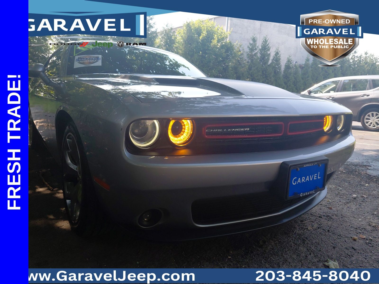 Silver (Billet Clearcoat) 2016 Dodge Challenger Coupe Rear-Wheel Drive 8-Speed Automatic