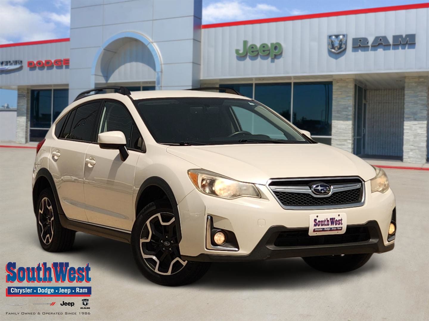Crystal White Pearl 2017 Subaru Crosstrek SUV / Crossover All-Wheel Drive 5-Speed Manual