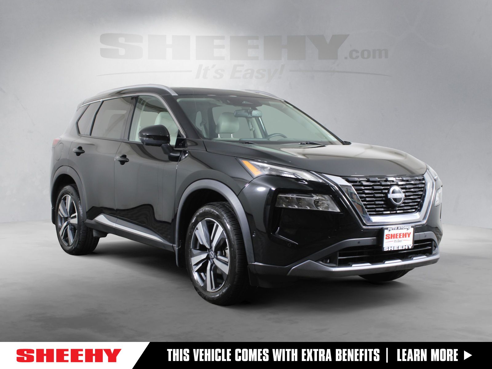 Super Black 2023 Nissan Rogue SUV / Crossover All-Wheel Drive Continuously Variable Transmission