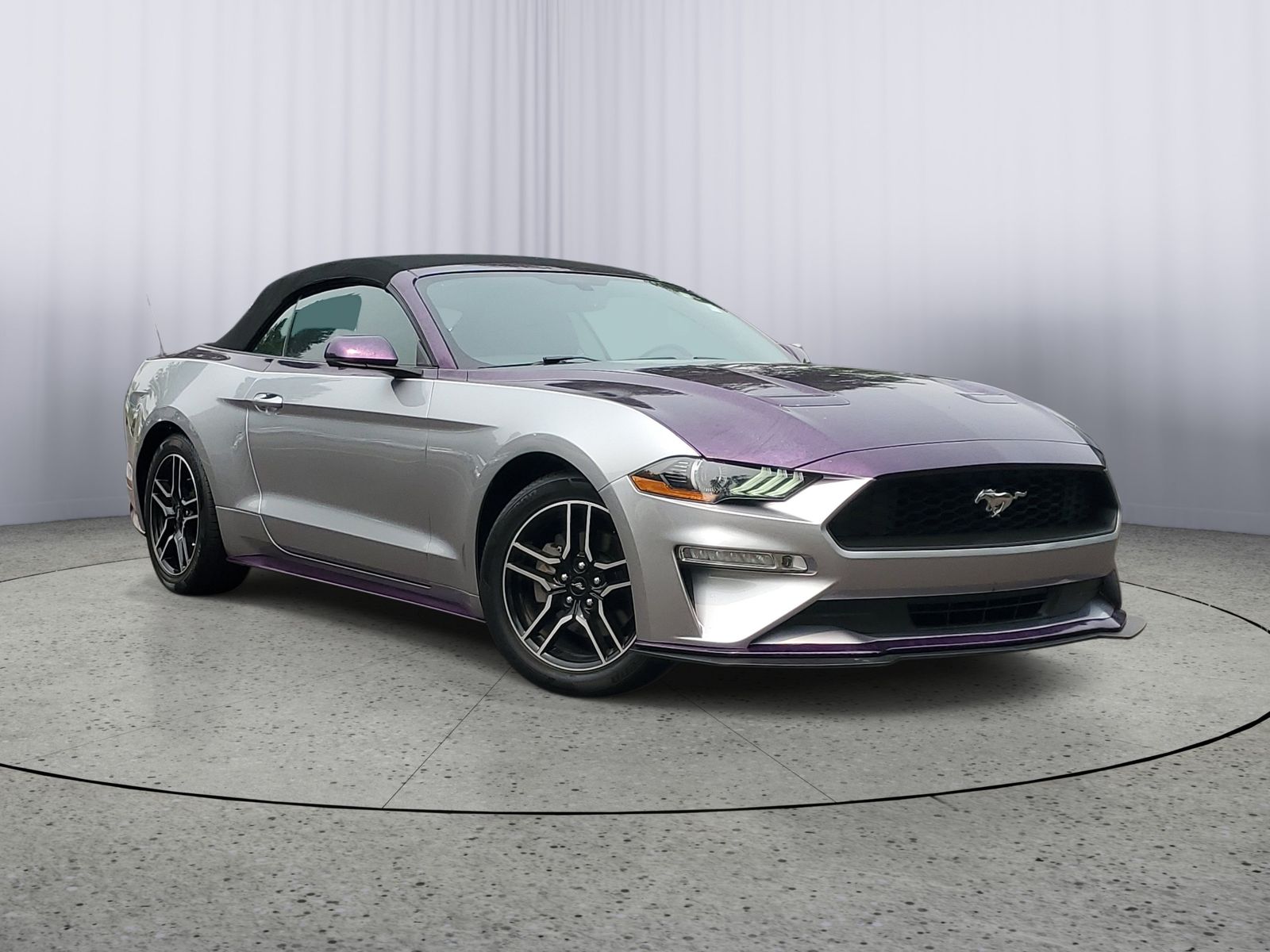 Silver Metallic 2020 Ford Mustang Convertible Rear-Wheel Drive Automatic
