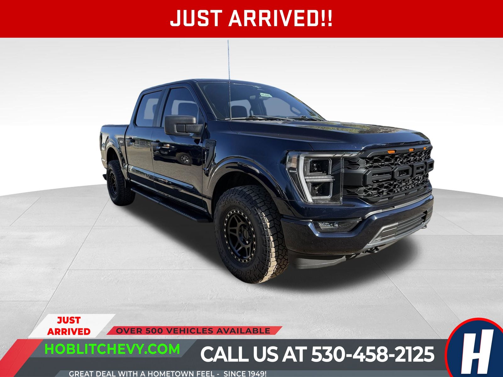 Antimatter Blue Metallic 2023 Ford F-150 Pickup Truck Four-Wheel Drive Automatic