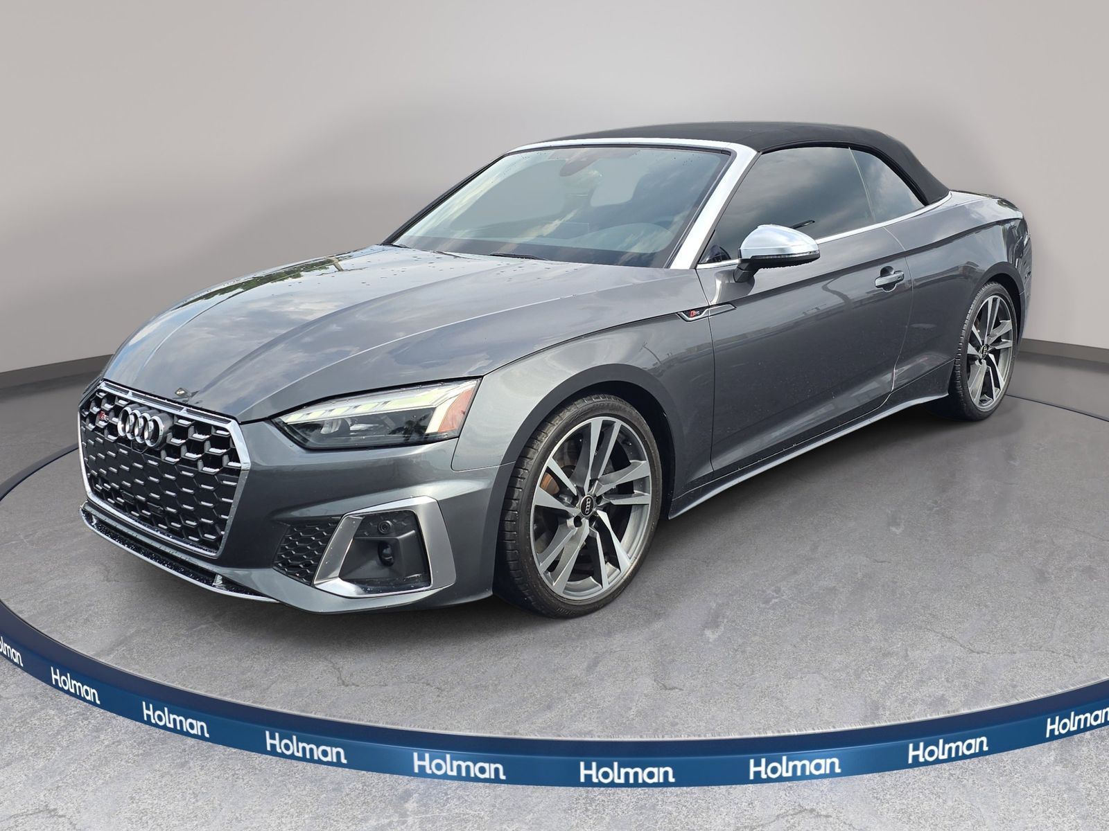 Daytona Gray Pearl Effect 2023 Audi S5 3.0T quattro Premium Plus Cabriolet AWD Convertible All-Wheel Drive 8-Speed Automatic