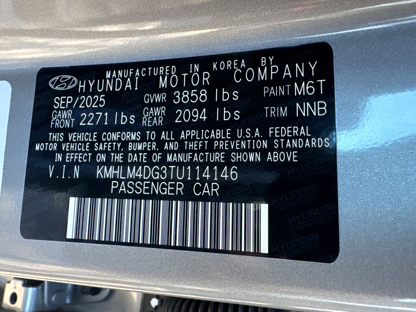 New 2026 Silver Hyundai SEL Sport image 33