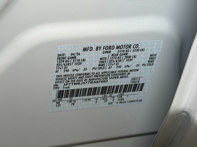 New 2026 Oxford White Ford XLT image 35