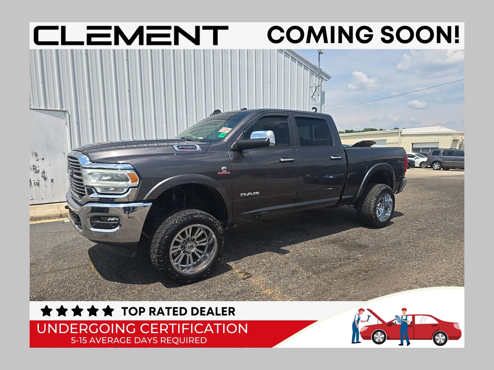 Gray (Granite Crystal Metallic Clearcoat) 2021 RAM 2500 Pickup Truck Four-Wheel Drive 6-Speed Automatic