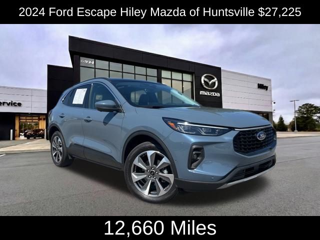 Vapor Blue 2024 Ford Escape Platinum AWD SUV / Crossover All-Wheel Drive 8-Speed Automatic