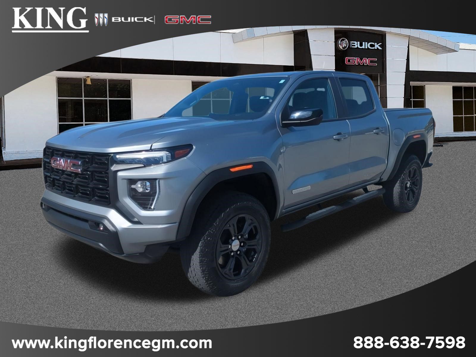 Sterling Metallic 2023 GMC Canyon Elevation Crew Cab RWD Pickup Truck 4X2 8-Speed Automatic