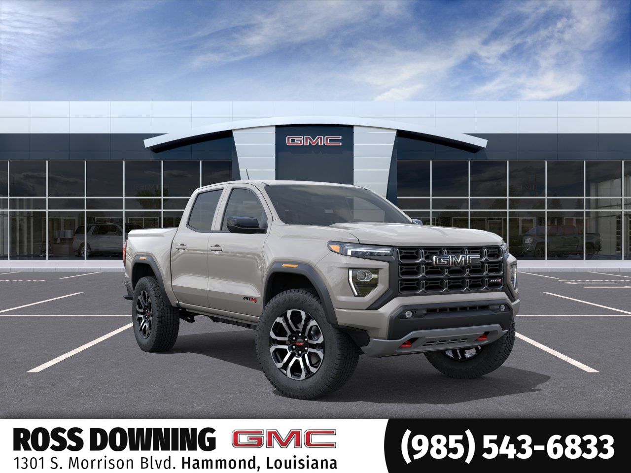 2026 GMC Canyon AT4 Beige at Ross Downing Buick GMC