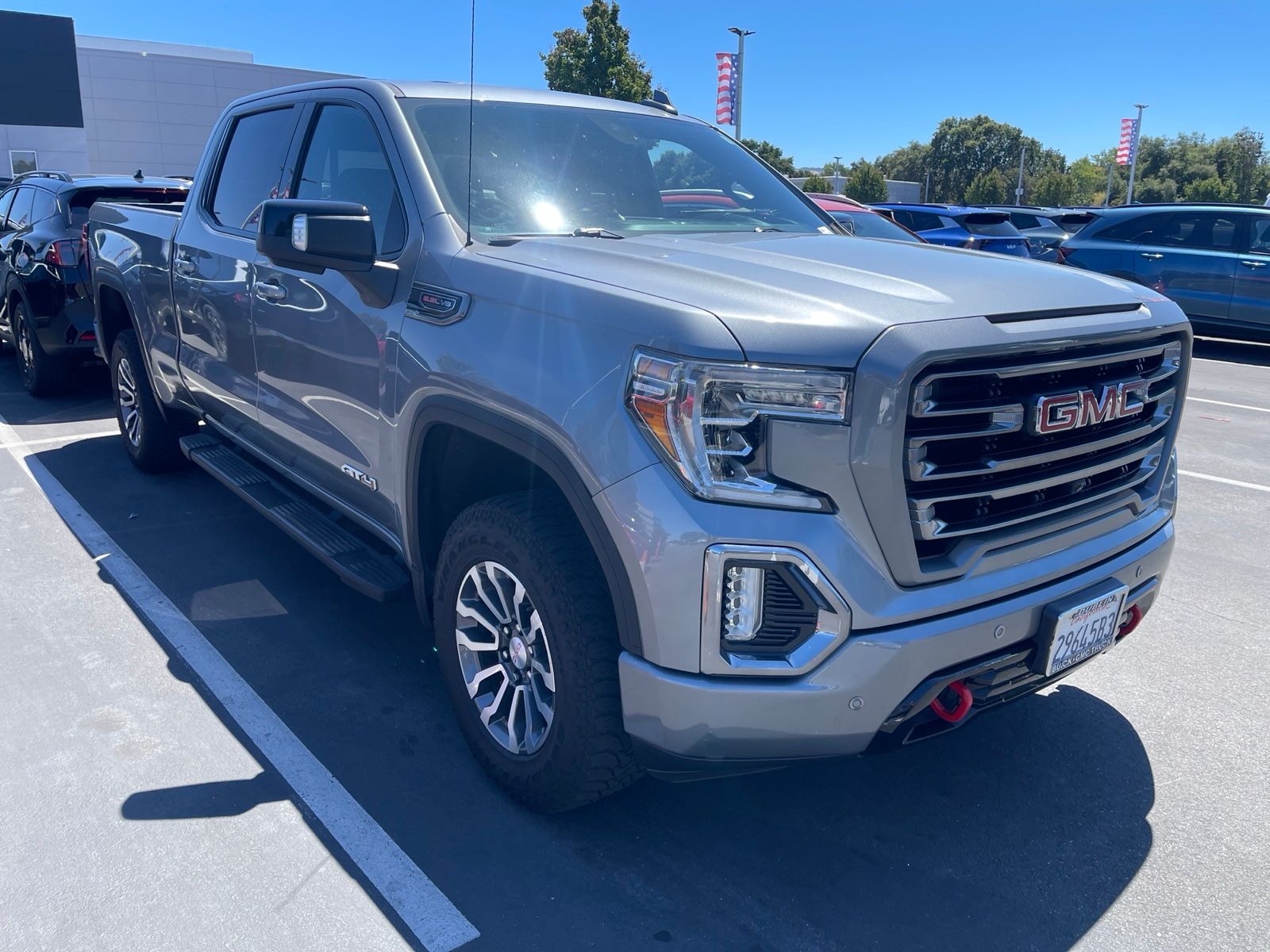 Gray (Satin Steel Metallic) 2020 GMC Sierra 1500 Pickup Truck Four-Wheel Drive Automatic