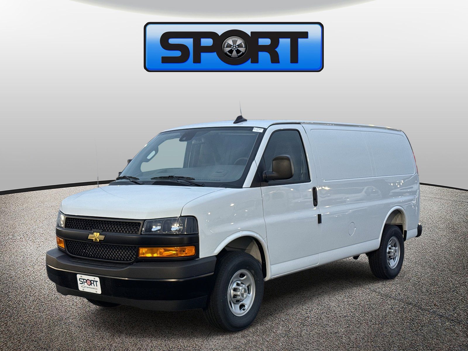 Summit White 2025 Chevrolet Express Cargo Van Rear-Wheel Drive Automatic