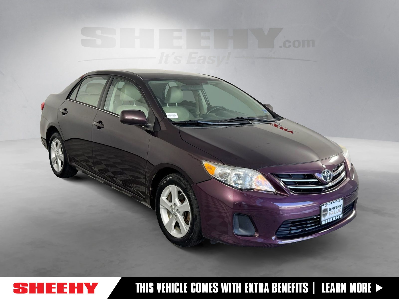 Black Currant Metallic 2013 Toyota Corolla Sedan Front-Wheel Drive 4-Speed Automatic