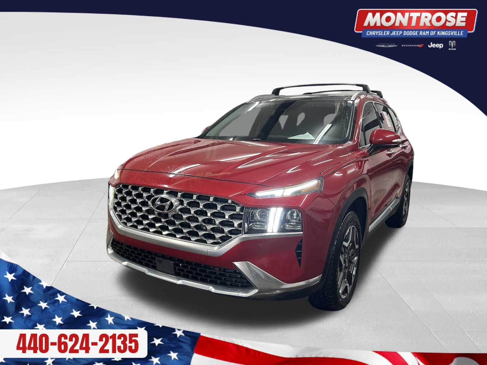 Calypso Red 2022 Hyundai Santa Fe Limited AWD SUV / Crossover All-Wheel Drive Automatic