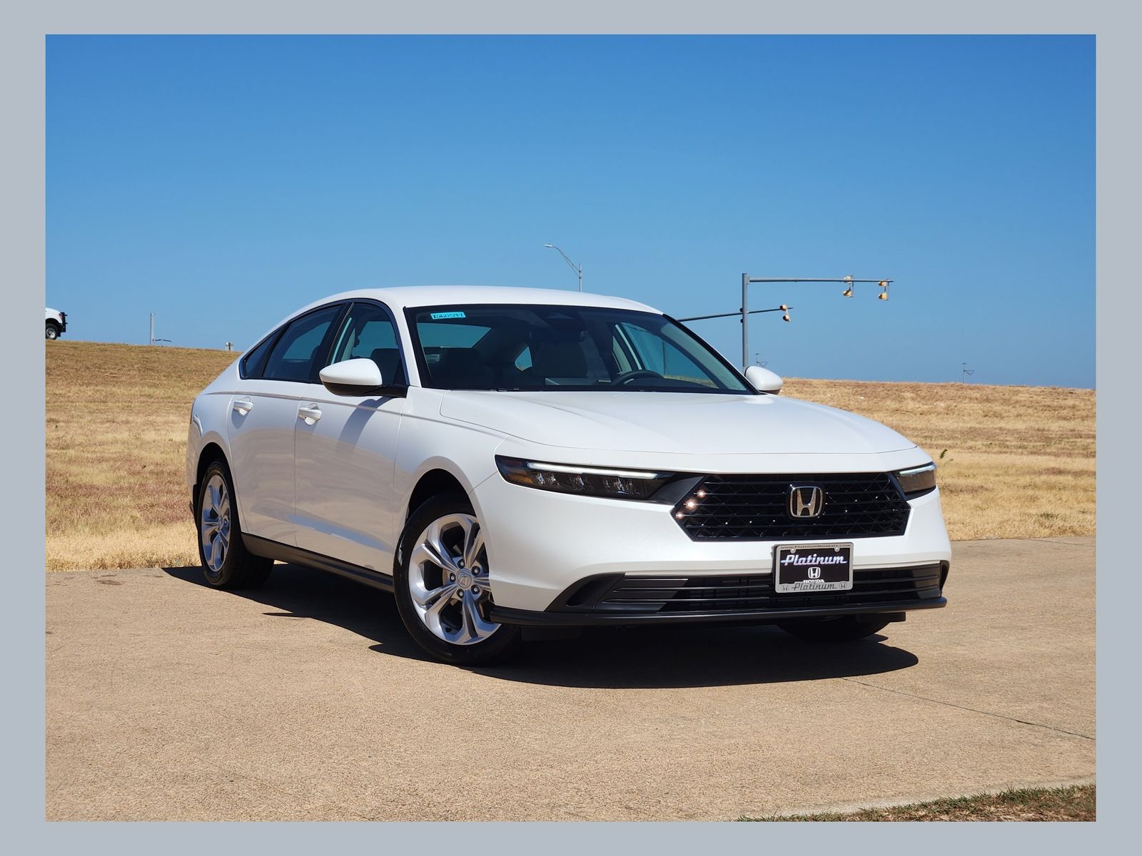 Platinum White Pearl 2026 Honda Accord Sedan Front-Wheel Drive Continuously Variable Transmission