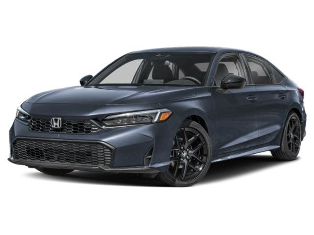 Platinum White Pearl 2026 Honda Civic Sedan Front-Wheel Drive Continuously Variable Transmission